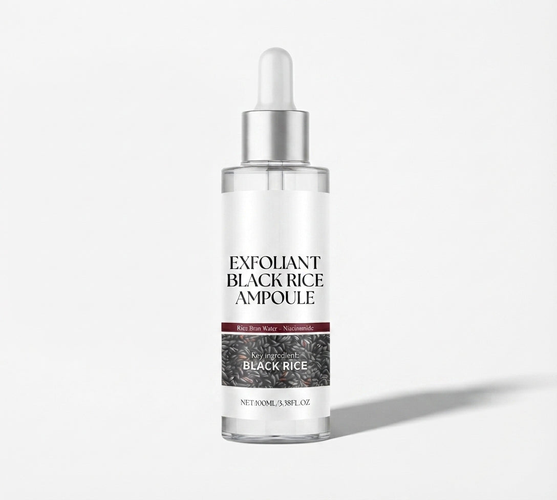 Ampolla Exfoliante de Arroz Negro – Renovación y Luminosidad Natural