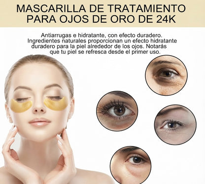Parches de Oro 24K para Ojos